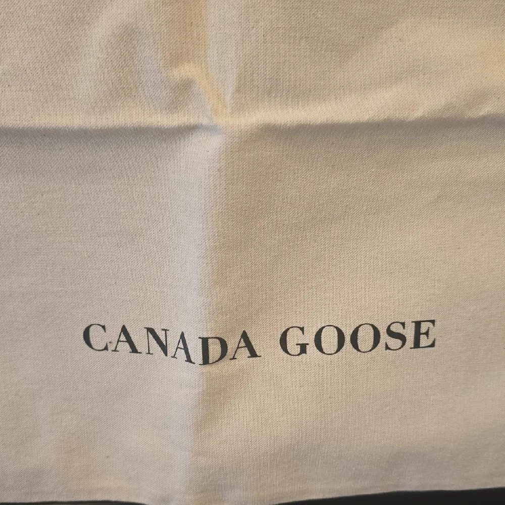 Canada Goose Natural Canvas Drawstring Bag